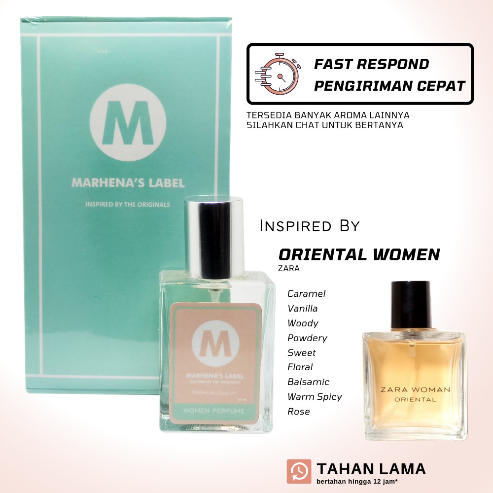 Parfum Wanita Inspired by Oriental Zara - Marhena Label Perfume