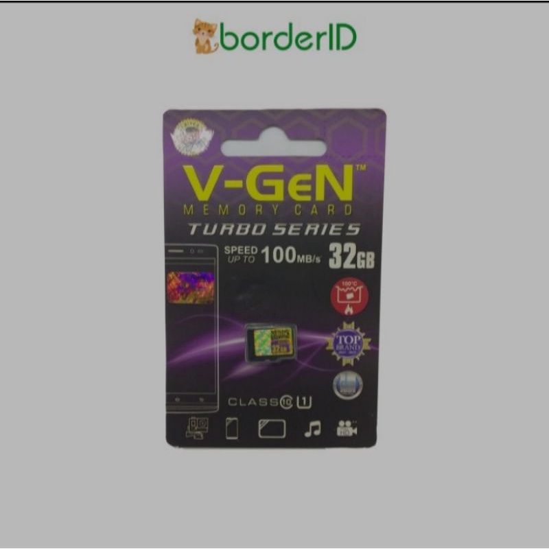 V gen Micro SD 32GB Kartu Memori /S Microsd SD Class 10 Card