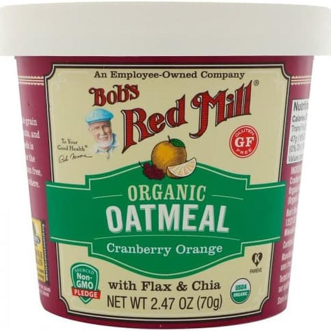 

Bob's Red Mill, Organic Oatmeal Cup, Cranberry Orange