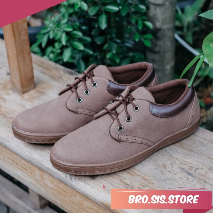 LIKE BROWN Sneakers Bandung Sepatu Cowok Sneakers Pria Sepatu Murah Sepatu Shoes
