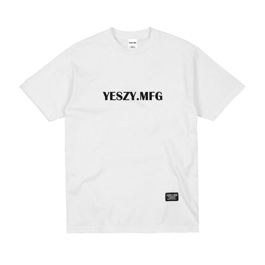 YESZY.MFG Tshirt White Britannic F. Black