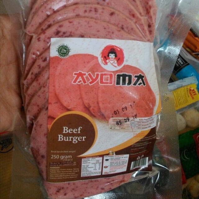 

Ayoma beff burger 250gr