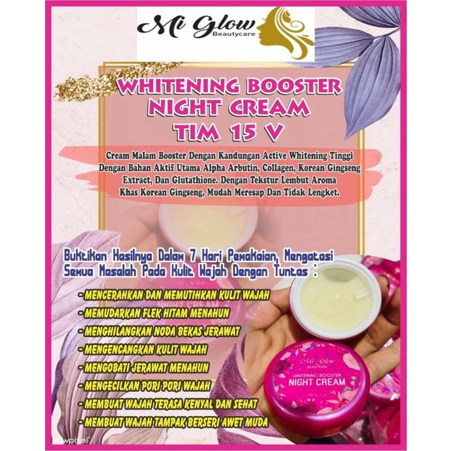 Night Cream Booster Mi Glow