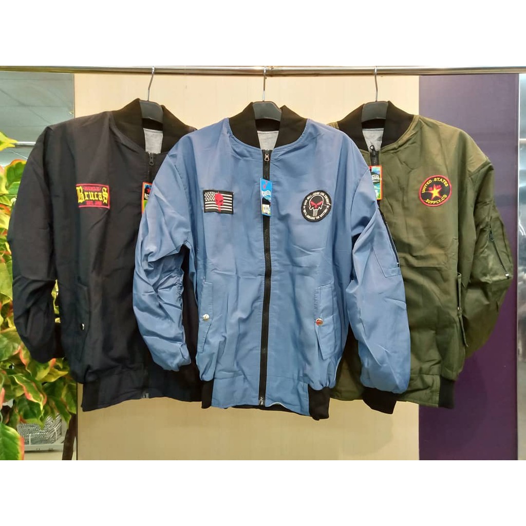 JAKET COWOK BOMBER