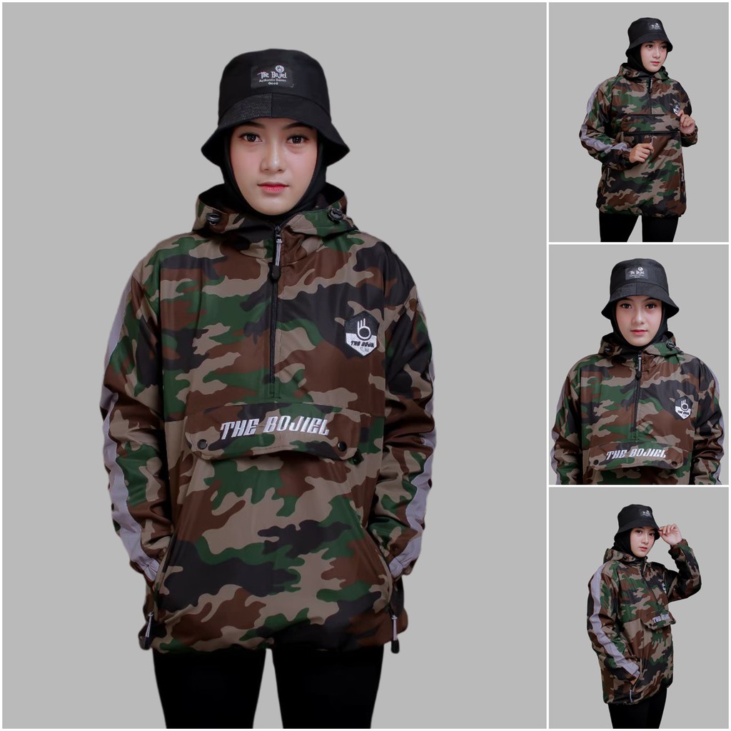 The Bojiel - Jaket Army Pria, Jaket Loreng, Jaket Parasit Pria Terbaru, Jaket Parasut Loreng