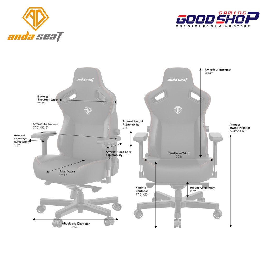 Andaseat Kaiser 3 XL Series Premium - Gaming Chair
