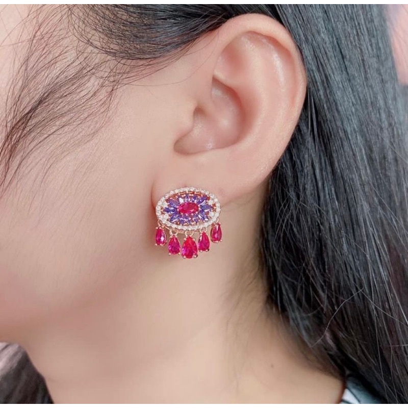 ANTING SILVER S925 PERMATA ZIRCON