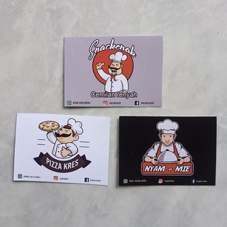  Stiker  label nama kemasan produk makanan kue snack  cemilan  