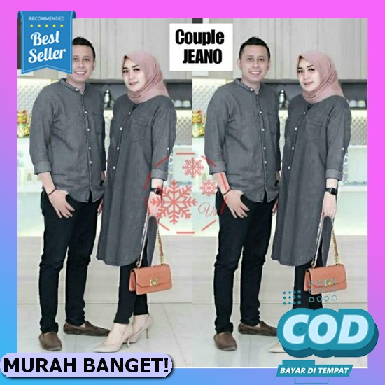 Anindya Couple Terbaru 2022 Gamis Kapel Koko Kapelan Pasangan Suami Istri Ayah Ibu Dewasa Sarimbit K