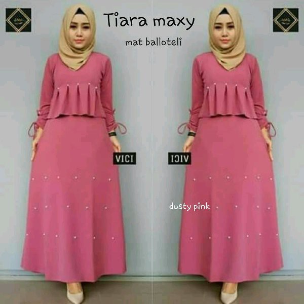 TERUPDATE Baju Muslim Wanita Tiara Maxi BL TERMURAH