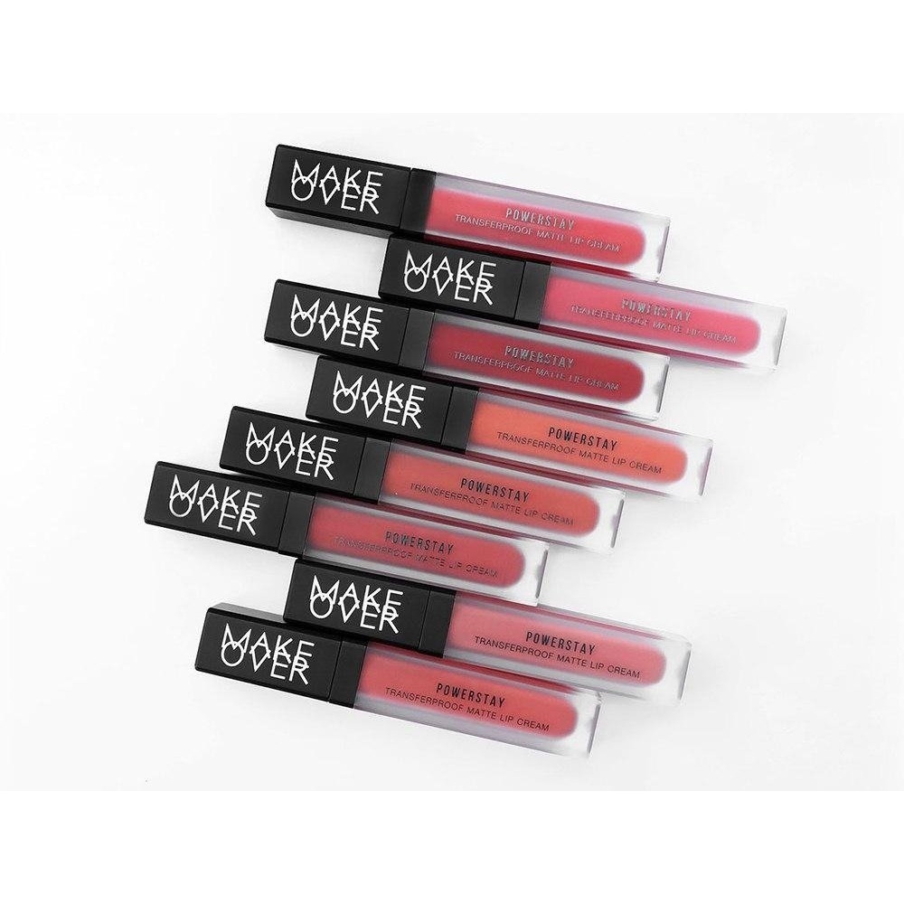 MAKE OVER Powerstay Transferproof Matte Lip Cream 7 g - Lip Cream Transferproof