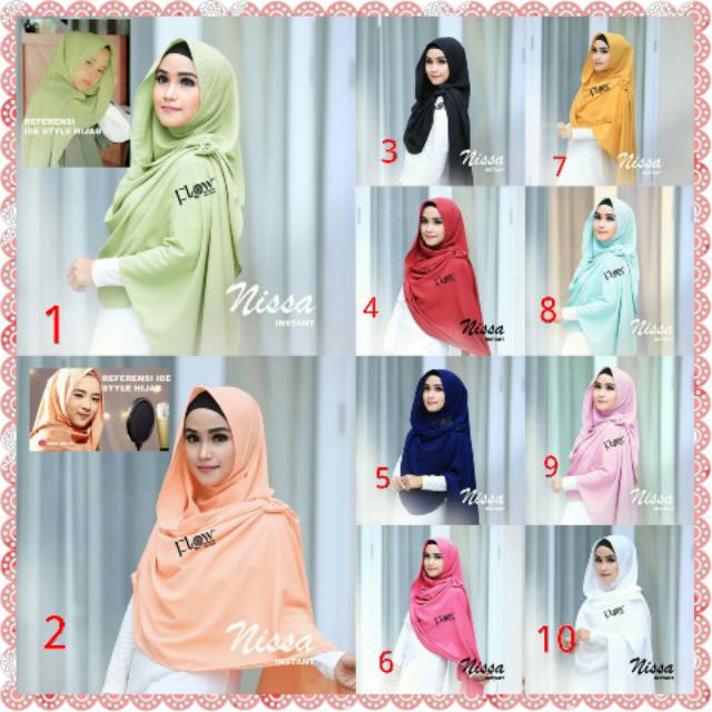 Hijab flow instan nissa ori flow