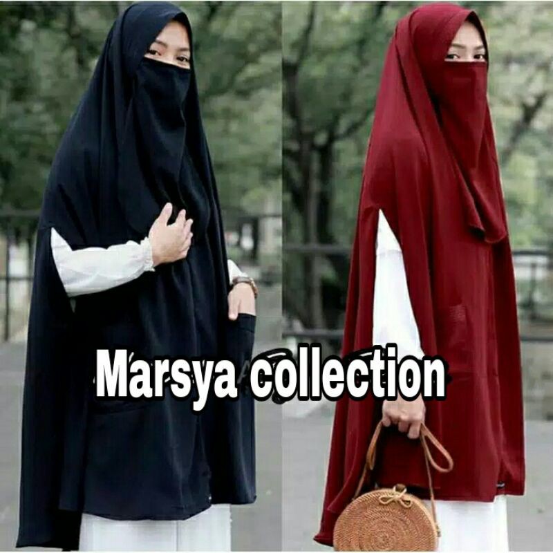 Khimar Jumbo As Syifa Softpet Bonus Cadar Syar'i Asyifa XXL