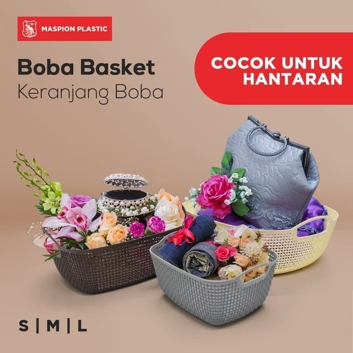 MASPION Keranjang Boba Basket Ukuran M - B-KS 125