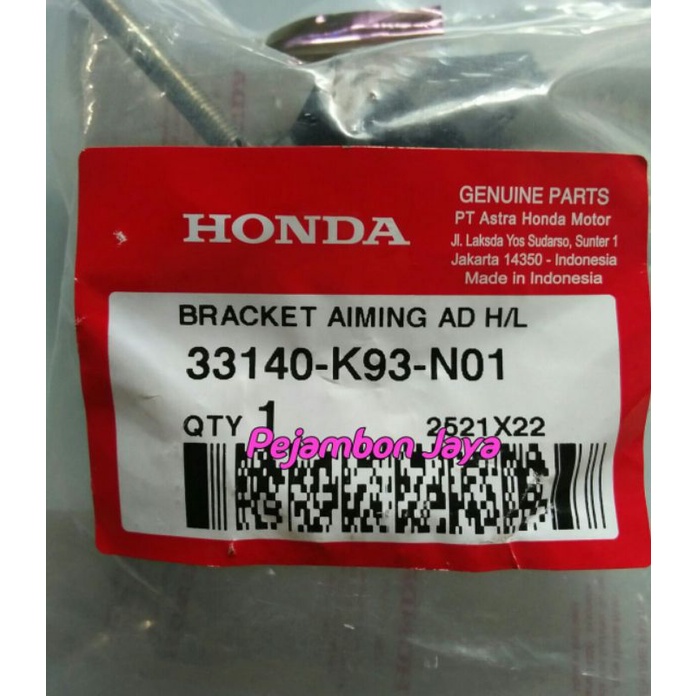 33140K93N01 BRACKET AIMING AD H/L