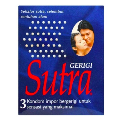 Kondom Sutra Gerigi 3 s / Kondom Sutra Biru isi 3 s / Kondom Sutra Dotted PRIVASI NAMA BARANG