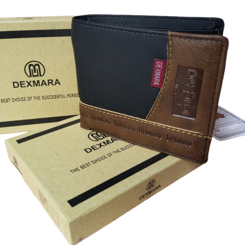 CODPROMO/DOMPET DEXMARA ORIGINAL Dompet Lipat Pria PVC Premium DM 036