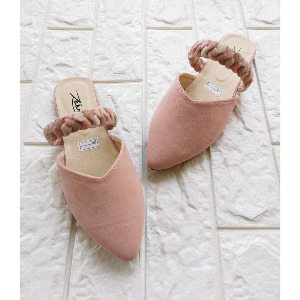 Arlaine- Viola Sandal Slop Wanita / Sandal Kepang / Selop Wanita