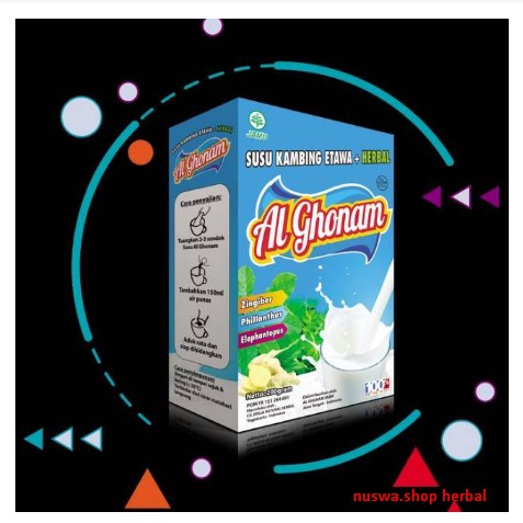 

Susu Kambing Ettawa Plus Herbal Al Ghonam Original BPOM