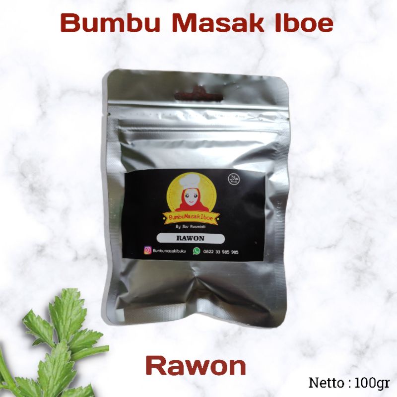 

Bumbu Dapur instan, Bumbu Dapur racikan tangan, bumbu masak instan home made, Bumbu rawon kemasan sachet 100gr