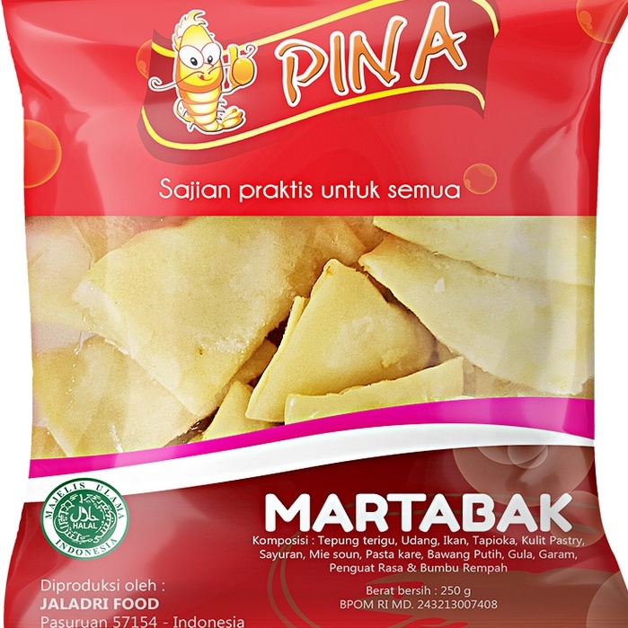 

Frozen Food Pina Martabak 250 gr