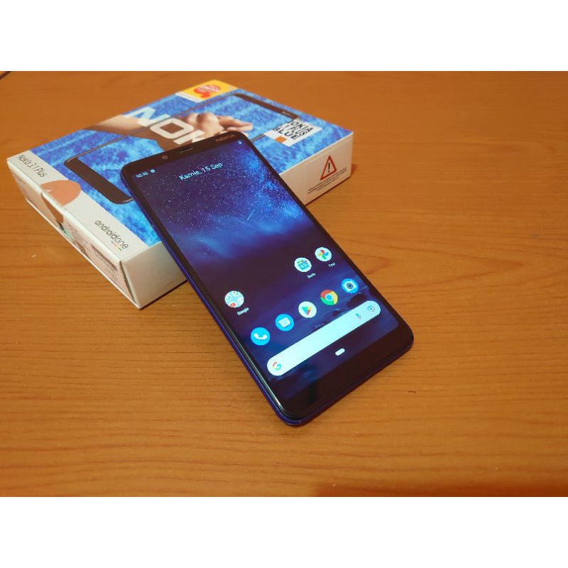 Nokia 3.1 Plus Second Warna Biru - 3GB RAM 32GB ROM
