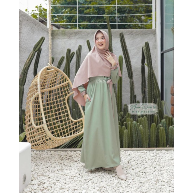 etuzi Araa dress gamis polos