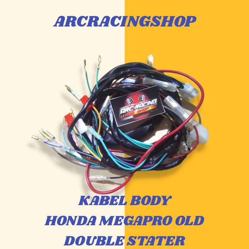 KABEL BODY MEGAPRO OLD DOUBLE STATER KABEL BODY HONDA MEGAPRO LAMA DOUBLE STATER.