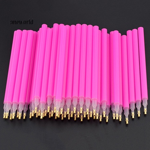 (ord) 10pcs / Set Pensil Dotting Pick Up Untuk Mengambil Berlian Imitasi Nail Art