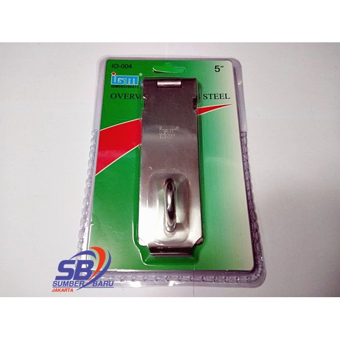 Overval Overpal Gudang Grendel Kaitan Gembok Peti atau Pintu 5” IGM Kualitas Terbaik SBJ
