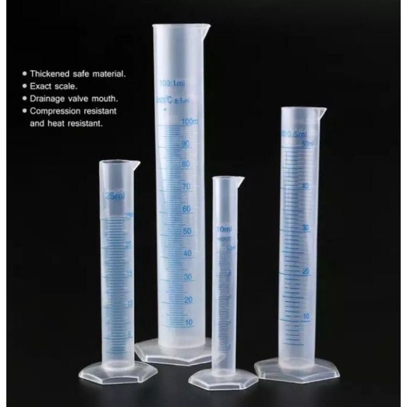 GELAS UKUR PARFUM BAHAN PLASTIK