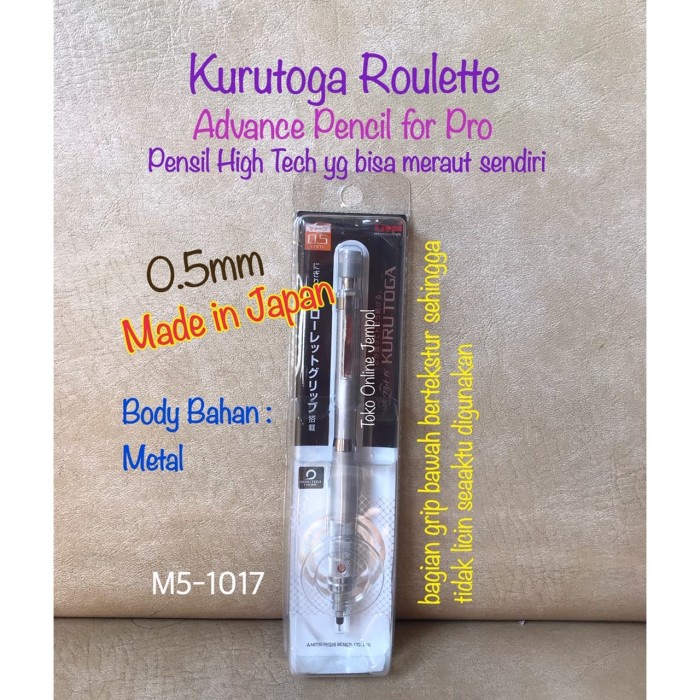 

Jualan Pensil Mekanik Kurutoga Roulette 0.5Mm M5-1017 Mechanical Atk0744Kt Hot Sale