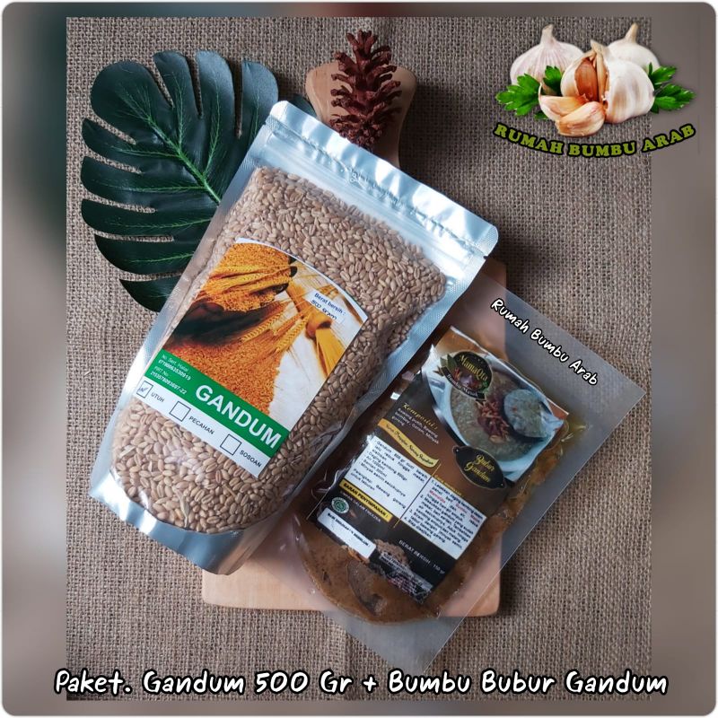 

Paket Gandum + Bumbu Bubur Gandum (Bubur Syurbah)