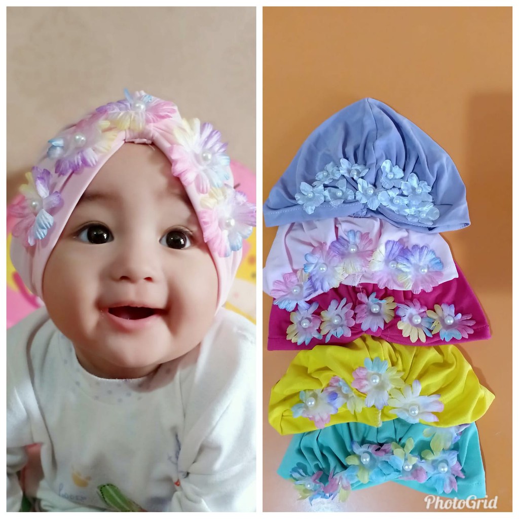 Turban Noora | Turban Anak | Turban Bayi | 5Bln-3Tahun | Alus Collection | BISA C.O.D