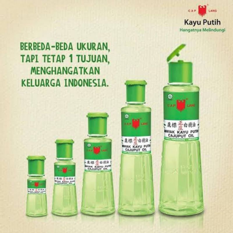 Minyak Kayu Putih Cap Lang 15ml,30ml,60ml dan 120ml