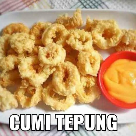 

TERBARU Cumi tepung / calamary ring tepung 500 gram