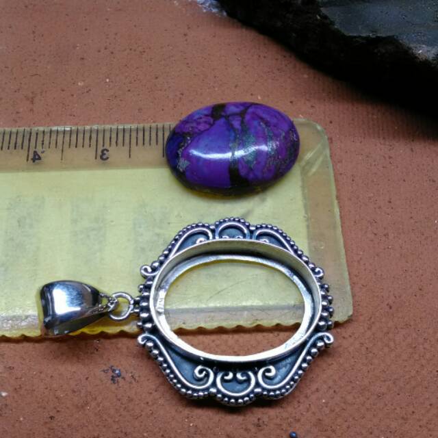 Emban liontin perak handmade REAL PICT