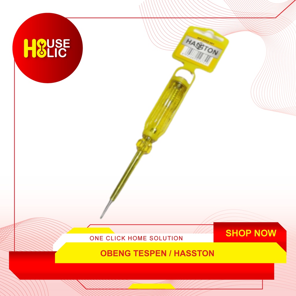 Obeng Tespen / Obeng Tespen Listrik / Obeng Test Pen Hasston 2252-001