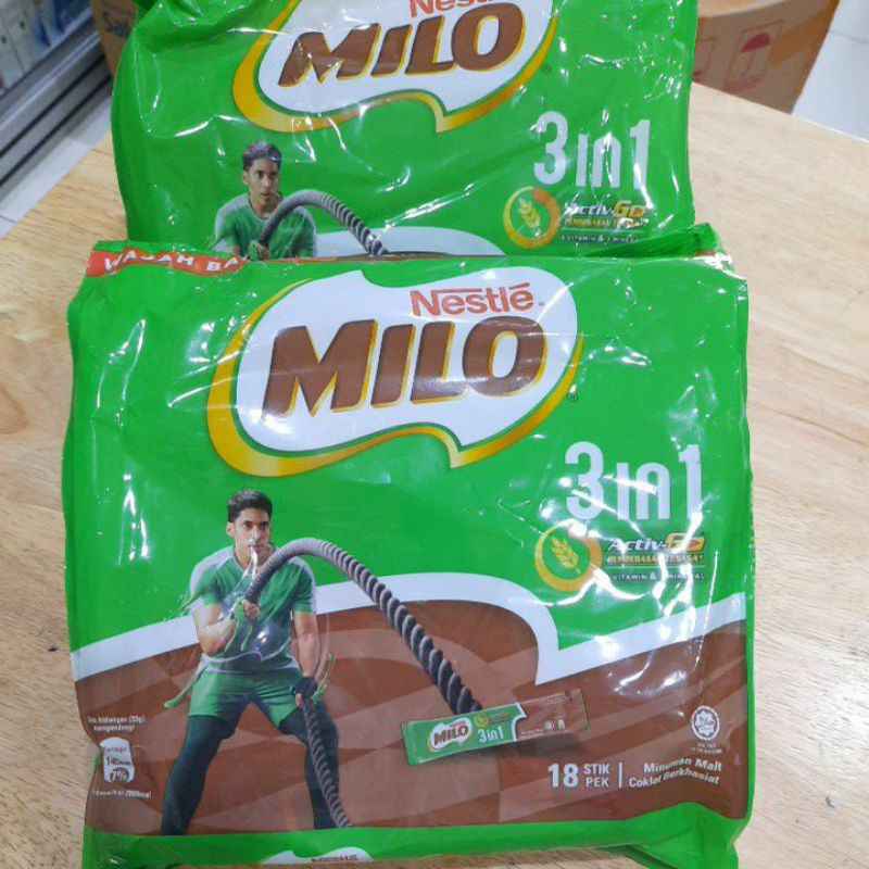 

Milo 3in1 Malaysia 18 sachet