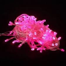 SS Lampu Hias LED Tumblr / Lampu Hias Natal LED PINK - 10 Meter + FREE sambungan kabel