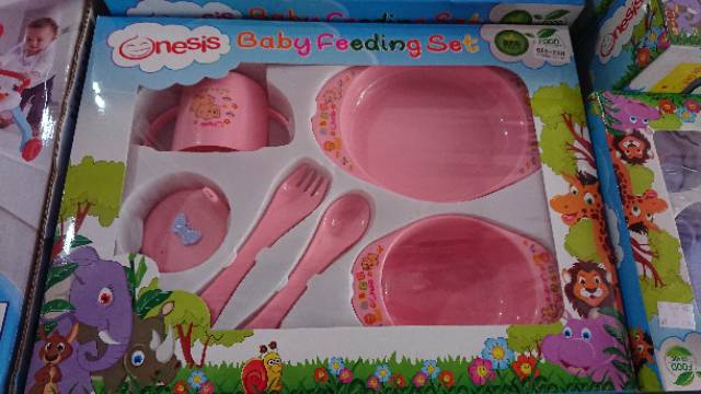 Tempat makan bayi onesis besar
