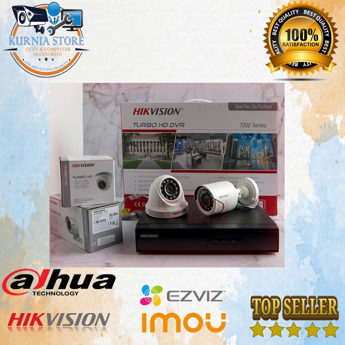 Paket CCTV Hikvision 4 Channel Lengkap Bisa Online