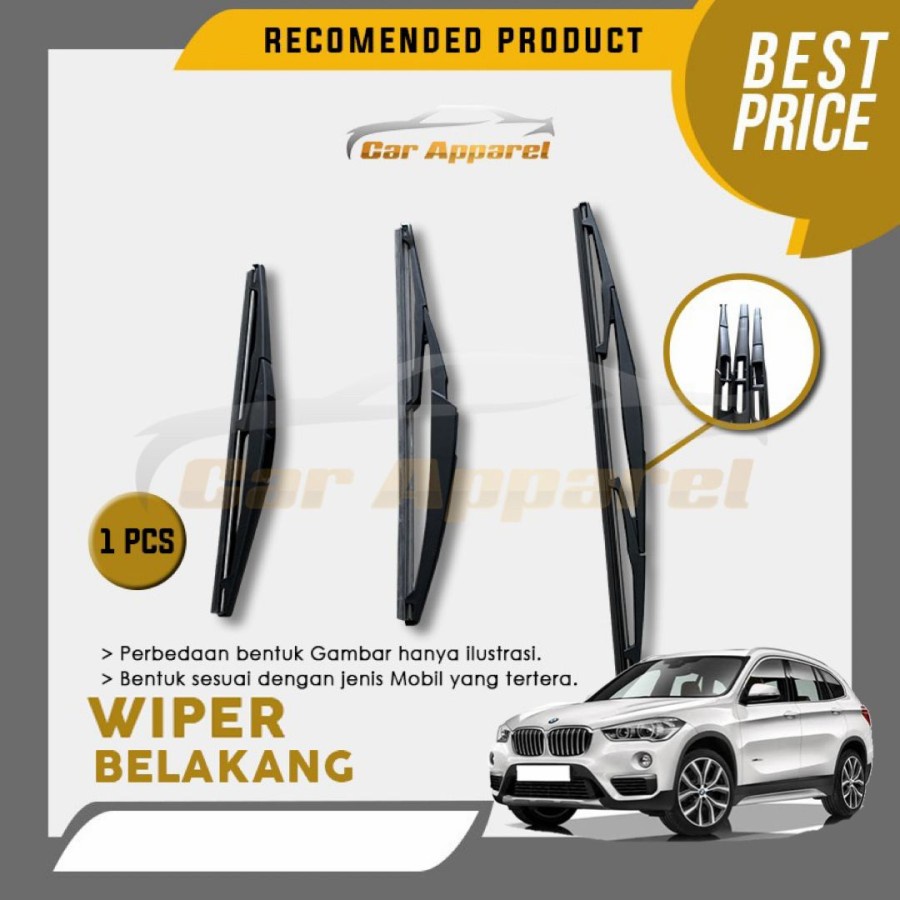 Wiper Belakang BMW X1 Rear Wiper 12 inch