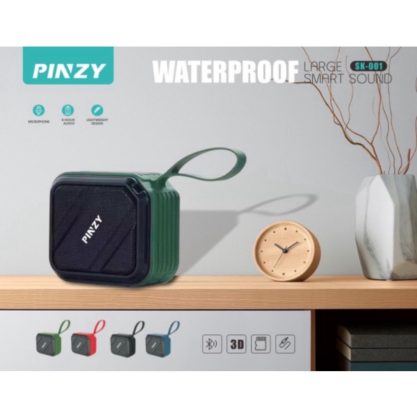 Bluetooth Unik Portable PINZY Waterproof Speaker Limited SK-001