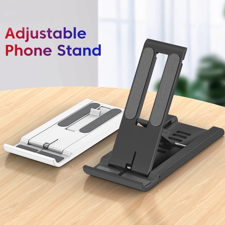 1pc Stand Holder Hp Universal Portable Bisa Dilipat / Disesuaikan