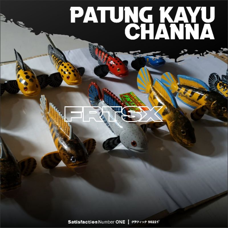 Patung Penggoda Channa | Patung Channa | Wayang Channa | Patung ikan Channa