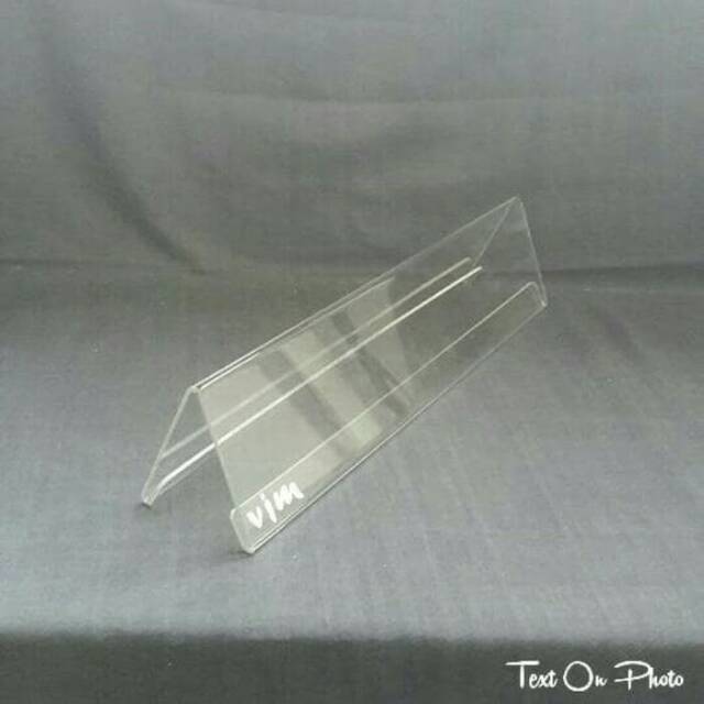 

Acrylic Name Tag 7x25