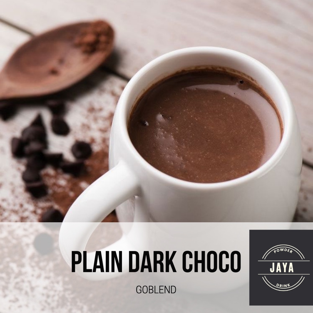 

PLAIN Bubuk Minuman DARK CHOCO 1Kg - Bubuk Dark Choco PLAIN 1Kg - Serbuk Dark Choco PLAIN Tanpa gula