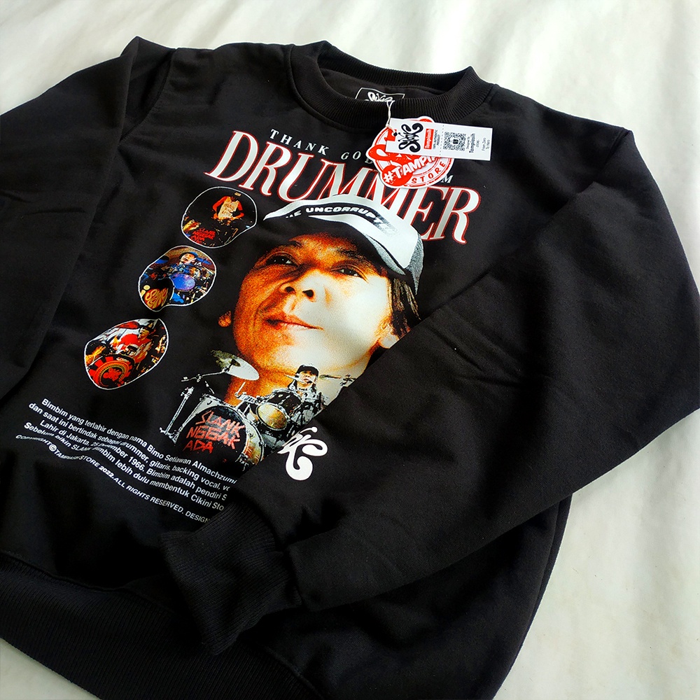 (EDISI TERBATAS) BIMBIM SLANK - CREWNECK SLANK - SWEATER BASIC SLANK SWEATSHIRT - 100% ORIGINAL MADE