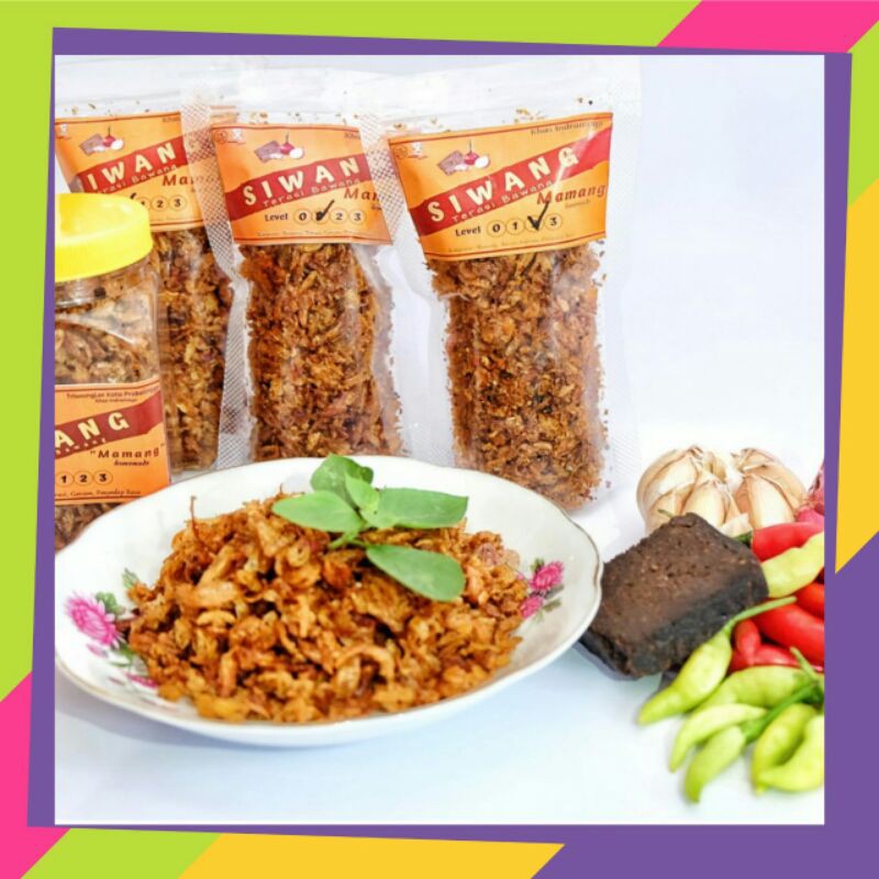 

Siwang Pedas/Terasi Bawang/Bawang Goreng Kriuk Pedas